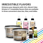 Cappuccino-Flavored Cake Drizzle by Chefmaster, Edible Cake Drip Frosting for Decorating, Drip for Cakes, Cupcakes, Cookies, Donuts, 5 oz