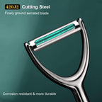 Vegetable Peeler Stainless Steel, Premium Potato Peelers for Kitchen, Veggie Fruit Peeler, Apple Carrot Cucumber Peeler，Ultra Sharp Rotary Blade, Heavy Duty Ergonomic Handle (5-year warranty）