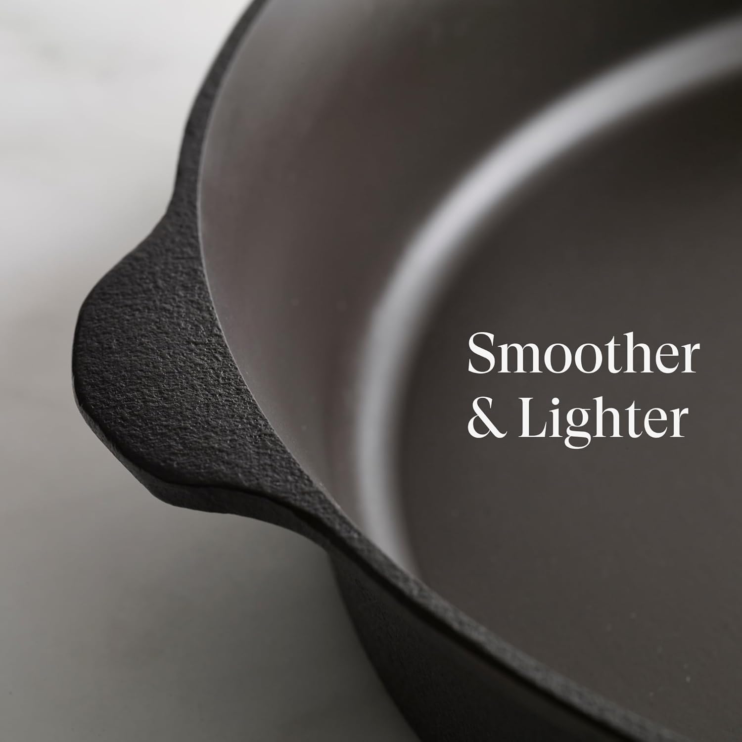 Field Company 10-Inch Cast Iron Skillet – No.8, Lightweight & Smooth, Nonstick, Preseasoned with Organic Oil – Made in USA, Non-Toxic – Vintage Design