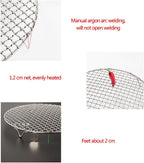 Versatile Round 304 Stainless Steel Cooling Rack Baking,Heat Resistant Rust Proof Sturdy Durable Dia 12"
