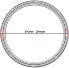 Lazy Susan Heavy Duty Hardware 20 Inchs Aluminum Metal Rotating Turntable Bearings Swivel Plate Hardware for Dining-Table and Workbench