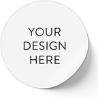 5-1000 Custom Vinyl Stickers - Upload Your own Image, Text, Design, Logo - Personalized Logo Labels for Handmade, Packaging, Bottle, Jars, Candle, Brand Stickers (White, 1x1)