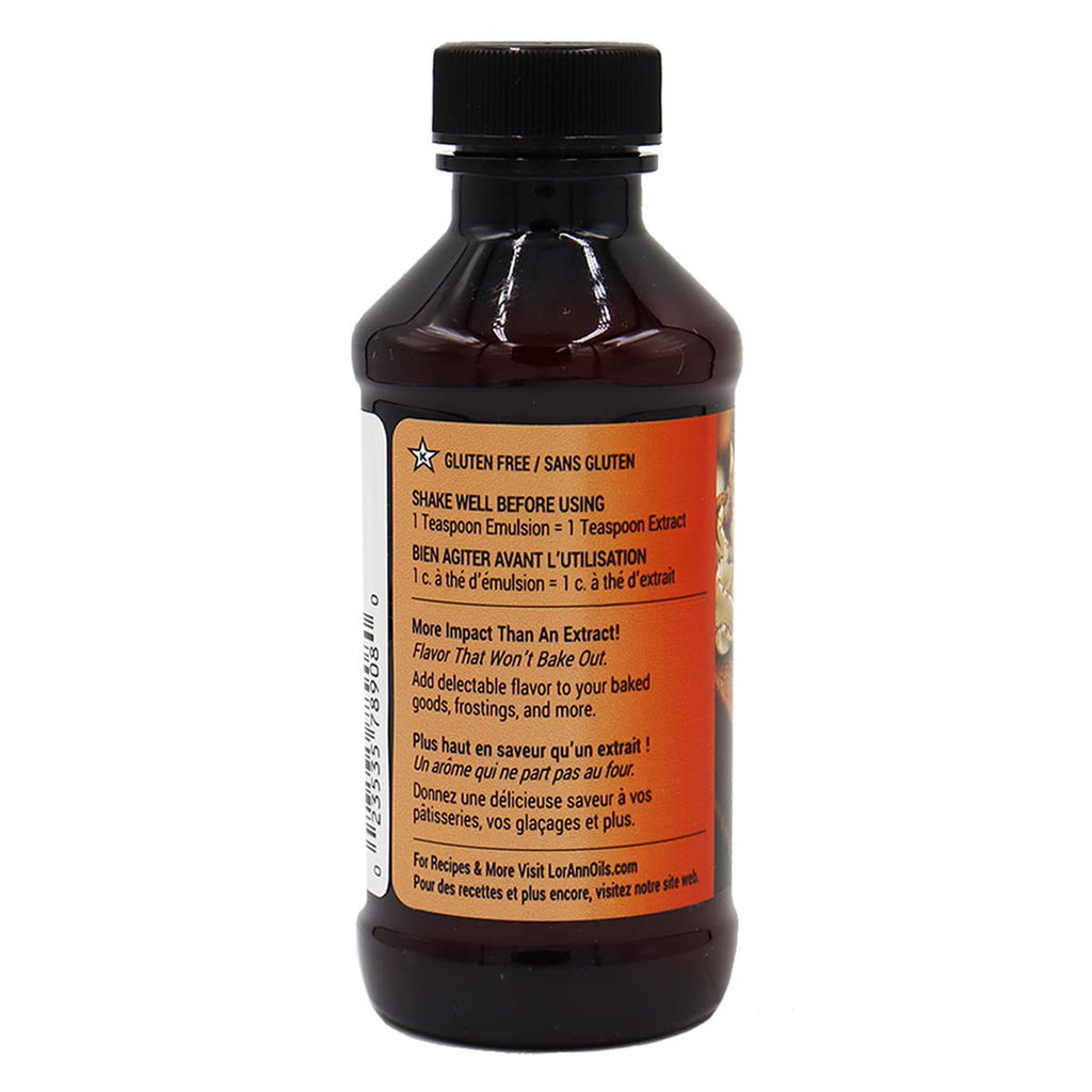 Lorann Oils Pumpkin Spice Bakery Emulsion: Genuine Pumpkin Spice Blend, Perfect for Boosting Fall Flavors in Cakes, Cookies & Desserts, Gluten-Free, Keto-Friendly, Pumpkin Spice Flavoring Essential