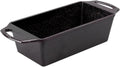 Lodge Cast Iron Loaf Pan 8.5x4.5 Inch, Black