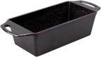 Lodge Cast Iron Loaf Pan 8.5x4.5 Inch, Black