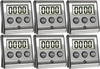 Elegant Digital Kitchen Timer - Stainless Steel Model eT-23, Super Strong Magnetic Back, Loud Alarm, Large Display, Auto Memory, Auto Shut-Off by eTradewinds