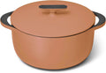 Caraway Enameled Dutch Oven - 6.5 qt Cast Iron Dutch Oven With Lid - 3 Layer Enamel Coating - No Seasoning Required - Compatible With All Stovetops - Oven Safe - No Forever Chemicals - Rust