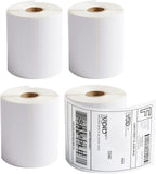 FungLam 4x6 Thermal Labels - 1000 Labels, 4 Rolls Direct Thermal Printer Label, Shipping Labels Compatible with Zebra, Rollo and Most Thermal Printer, Perforated Postage Label Paper, 250 Labels/Roll