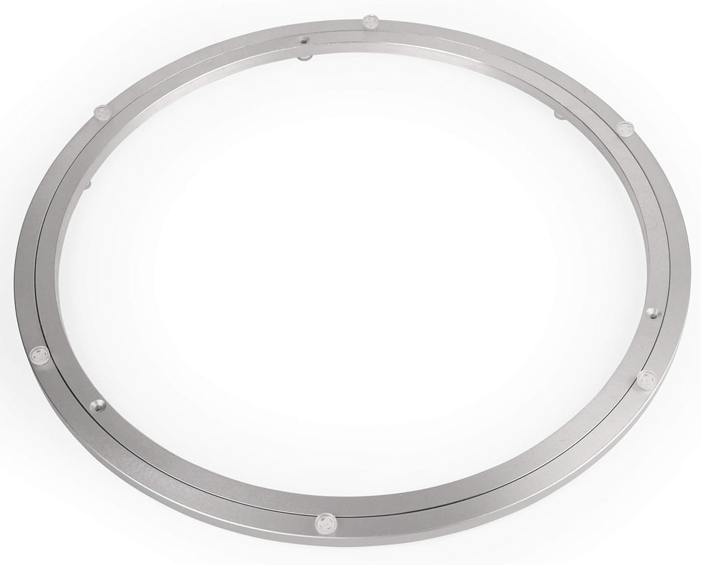20 Inch Lazy Susan Aluminum Alloy Rotating Turntable Bearing, Non - Slip Metal Bearing Swivel Plate Hardware for Dining and Workbench,440 Pounds Capacity
