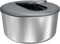 Zyliss Swift Dry Stainless Steel Salad Spinner - Fruit Cleaner & Lettuce Spinner with Push Pump - Non-Slip Bowl - Dishwasher Safe - Large