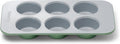 Caraway Nonstick Ceramic 6 Cup Muffin Pan – Non-Toxic, PTFE & PFOA Free – Oven Safe – Aluminized Steel Core – Small Muffin Pan for Baking Cupcakes, Muffins & More - Sage