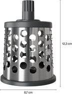 Zyliss E900058 Puree Drum Blade, Stainless Steel, Mashing, Puree, for Use with Zyliss Rotary Cheese Grater, 5 Year Guarantee
