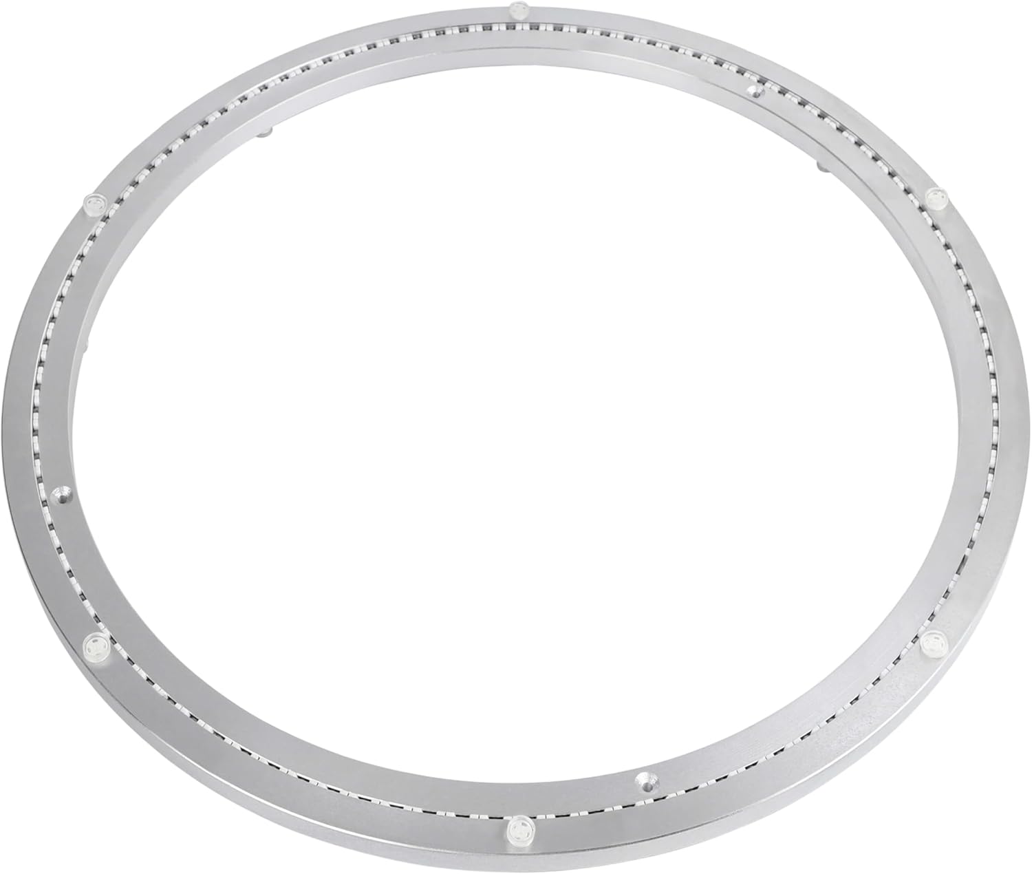 18 Inch Lazy Susan Bearing Aluminum Alloy Rotating Turntable, Non - Slip Mute Metal Bearing Swivel Plate Hardware for Dining and Workbench,660 Pounds Capacity
