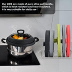 Microwave Splatter Cover Vented Glass Splatter Guard Lid with Collapsible Silicone for Food as Pot Cover Plate 10.8 inch for 6 7 8 9 10 inch Plate Bowl