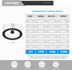 Universal Lid for Pots,Pans And Skillets,HR Huare Technology Tempered Glass with Heat Resistant Silicone Rim,Dishwasher Safe,Fit Cookware 11”,12”, 12.5”, Black,1 Pack