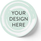 100 Custom Vinyl Stickers - Upload Your own Image, Text, Design, Logo - Personalized Logo Labels for Handmade, Packaging, Bottle, Jars, Candle, Brand Stickers (Mint, 2x2)