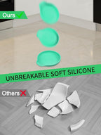 Spoon Rest for Stove Top, Silicone Spoon Rest for Kitchen Countertop, Heat-Resistant Utensil Rest for Spatula, Tongs or Spoon, Green