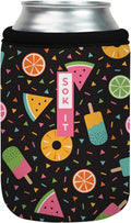 Sok It CanSok Sleeve for Beer & Soda Insulated Neoprene Cover (Summer Sweets, 12oz Can Sleeve)