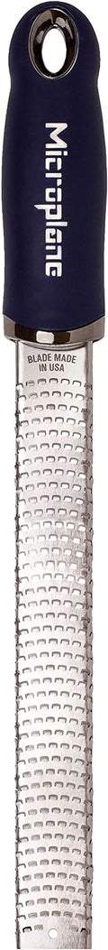 Microplane Premium Citrus Zester and Parmesan Grater (Dark Blue) - Blade Made in the USA
