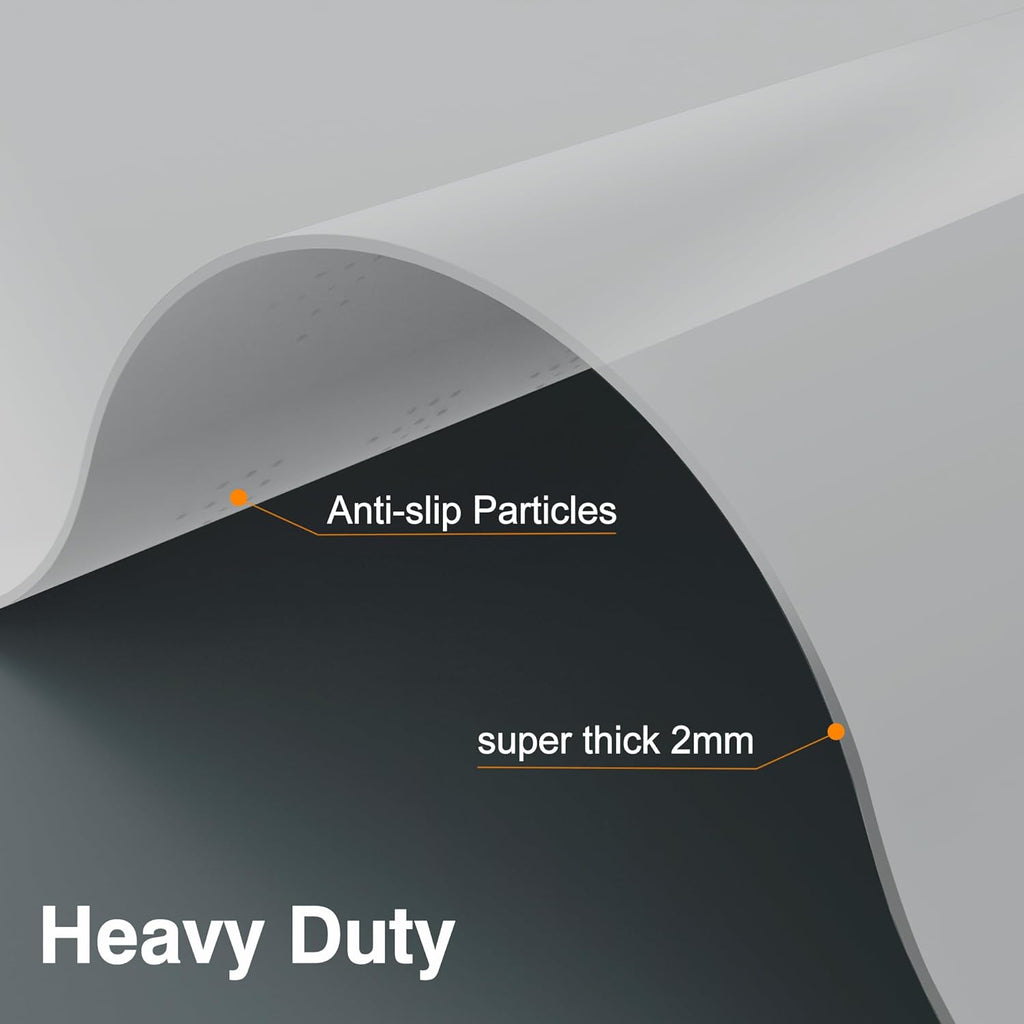 AECHY Silicone Mats for Kitchen Counter 47"x23.6"x0.08”, Largest Heat Resistant Mat Shipped Rolled Up Kitchen Island Silicone Countertop Protector Mat Nonslip Extra Large Counter Mat, Translucent