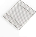 304 Stainless Steel Cooling Rack Versatile Baking Rack Heat Resistant Rust Proof Sturdy Grate 10.6"*10.6"