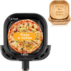 ASZ 5qt Air Fryer Digital for dorm office- Compact Airfryer Design for 2-3 people, 8 in 1 Presets Bake Toast Broil Reheat Bacon Fries Chicken Shrimp Non-Stick Kitchen Airfry Countertop Gift