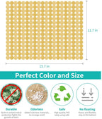 Bligli 2-Pack Kitchen Sink Mat: PVC Eco-Friendly Adjustable Sink Protector | Sink liner Pad | Dish Drying Mats, Easy to Clean & DIY Cut | 15.7 x 11.8 inch (Brown)