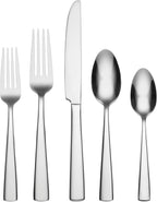 Oneida 20 Piece Everyday Nocha 20PC Flatware Set, Service for 4, Silver
