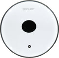 TECHEF 8 Inch Tempered Glass Lid – Fits 8” Frying Pans and Pots – Steam Vent, Stainless Steel Rim – Oven & Dishwasher Safe – Made in Korea