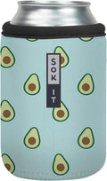 Sok It CanSok Sleeve for Beer & Soda Insulated Neoprene Cover (Holy Guacomole, 12oz Can Sleeve)