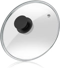 Wadaza Pan Lid 9 Inch - Tempered Glass Pot Lid - Oven Safe Replacement Glass Lid for Frying Pan Wok Pot Skillet
