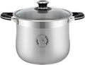 Vivicreate Stainless Steel Stock Pot with Lid for Induction Cooking Boiling Pasta Stew Soup Large Capacity Cookware with Handles for Kitchen Spaghetti Olla Olla de Acero Inoxidable (22.5 QT)