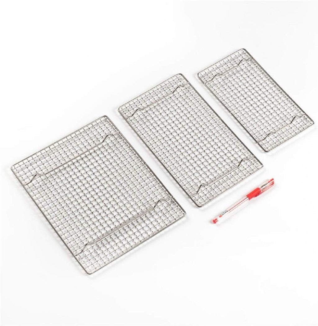 304 Stainless Steel Cooling Rack Versatile Baking Rack Heat Resistant Rust Proof Sturdy Grate 12.3"*9"