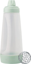 Whiskware Pancake Bottle, Batter Dispenser and Mixer with BlenderBall Wire Whisk, Durable, No-Mess, BPA Free, Dishwasher Safe, Mint