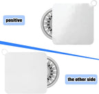 Yinkin 6 Pcs Drain Covers to Keep Bugs Out Silicone Shower Floor Tub Stoppers Bathtub Drain Stoppers Sewer Anti-Odor Mats Deodorizing Plugs for Bathroom(6 x 6 Inch,Square,White)