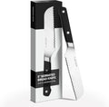 Misen Serrated Bread Knife – High-Carbon Japanese AUS8 Steel – Effortless Slicing of Bread, Pastries, and Fruits – Razor-Sharp Edge and Durable Blade with Ergonomic Handle - 5", Black