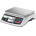 Industrial Price Counting Scale, 22lb/10kg Digital Bench Scale Inventory Scale for Small Parts Coin Scale, lb/g/kg/oz Units Electronic Scale with Backlight LCD Display, Large Platform, 0.0002lb/0.1g