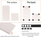 Set of 4 Water Absorbent Stone Trays, Kitchen/Bathroom Soap Dish, Instant Dry Sink Organizers Used for Hand Soap & Plants & Toiletries in The Modern Home