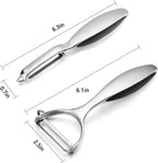 Vegetable Peeler Stainless Steel Potato Peelers Y-Shaped and I-Shaped Peelers,Veggie Carrot Fruit Peelers for Home kitchen