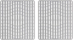 NICE DAY Sink Mat, Sink Protectors for Kitchen Sink By Better Housewares Wok Stand Strong Adsorption And Skid Resistance PVC Free Silicone Sink mat (2 Packs Sink Mats 16"x12.9" Large)