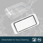 KITCHENDAO Large Airtight Butter Dish with Lid for Countertop and Fridge, Butter Keeper, Plastic Butter Holder Tray for 2 Sticks East Coast/West Coast/European Style/ Kerrygold Butter/ Cream Cheese