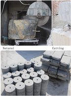 Natural Granite Handmade Stone Mill/Grinder (11.8Wx15.7L)