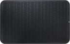 Silicone Dish Drying Mat for Multiple Usage,Easy clean,Eco-friendly,Heat-resistant Silicone Mat for Kitchen Counter or Sink,Refrigerator or Drawer Liner Black 3XL 28 inches x 18 inches