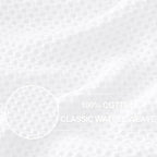 Homaxy 100% Cotton Waffle Weave Kitchen Dish Cloths, Ultra Soft Absorbent Quick Drying Dish Towels, 12 x 12 Inches, 8-Pack, White