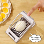 Egg Slicer for Hard Boiled Eggs Egg Cutter Strawberry Slicer Heavy Duty Aluminium Tomato Slicer Stainless Steel Wire Multipurpose Egg Slicer Dicer Fruit slicer for Kitchen and Dining