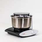 Bosch Universal Plus Stand Mixer with Stainless Steel Bowl with NutriMill Dough Hook Extender Bundle- Black 500 Watt