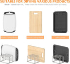 Cutting Board Holder Stand, Chopping Board Storage Rack, Cutting Board Organizer, 304 Stainless Steel Chopping Board Holder, Cookie Sheets Organizer 1.0+1.2 Inch Width Slots(Large)