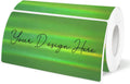 2x4 Inch Holographic Thermal Labels, Green Direct Thermal Stickers Label, Self-Adhesive Glitter Thermals Printer Sticker Labels, Perforation Line Design- 200Pcs/ 1 Roll