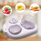 Stainless Steel Egg Slicer and Vegetable Cutter, Egg Shell Opener,Food Grade Fruit Vegetable Slicing Tool Lemon Slicer Onion Cutter for Tomato, Lemon, Send Goods from Local Warehouse