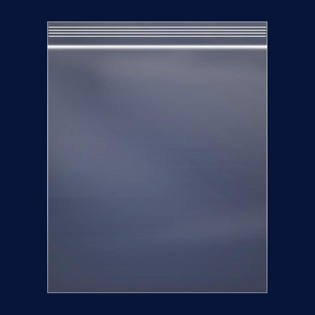 iMailer - 500 Count - 12" x 15" Large Zip Bags - 2 Mil Reclosable Zip Plastic Poly Bags with Lock Seal Zipper for Storage, Clothing, T-Shirts, Pants
